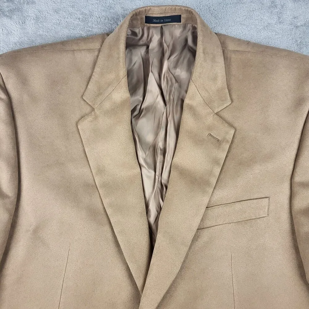 CHAPS Men's Blazer Sport Coat Jacket Camel Tan Size 42 R
